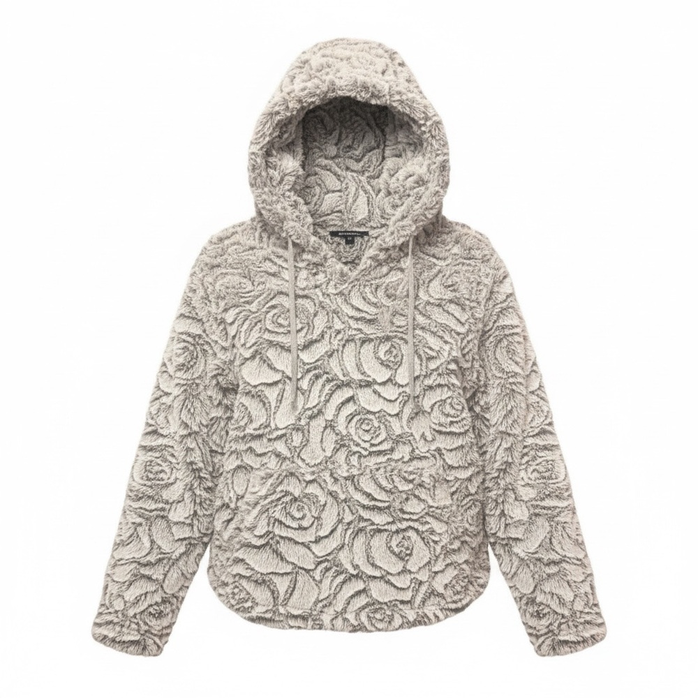 1XL Knapp Studio Rose Textured Hoodie